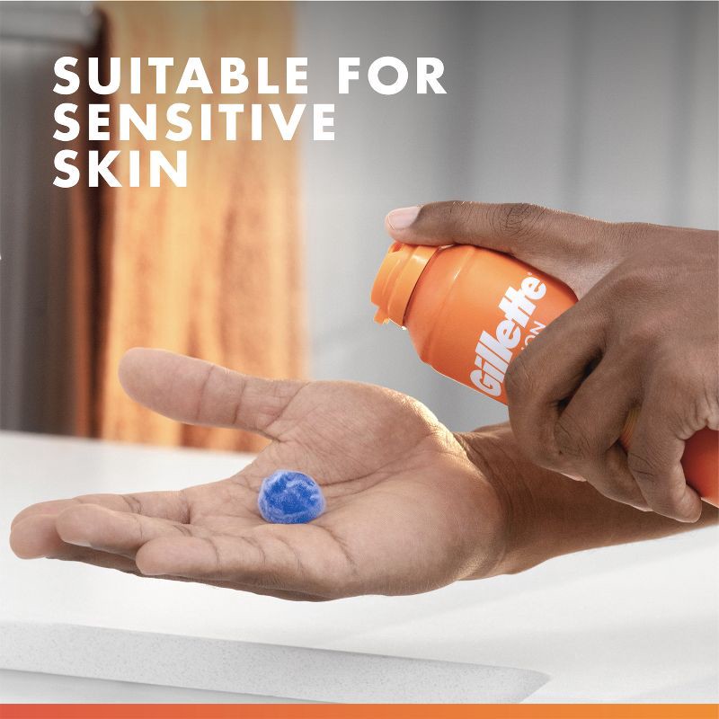 slide 5 of 9, Gillette Fusion Ultra Sensitive Hydra Gel Men's Shave Gel - 7oz, 7 oz