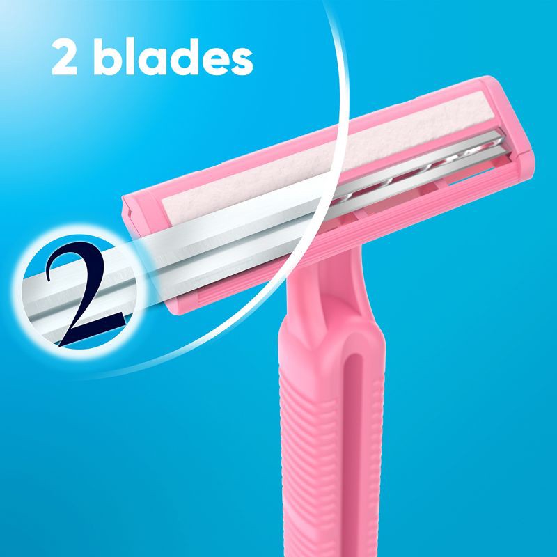 slide 7 of 7, Gillette Daisy Women's Disposable Razors - 12ct, 12 ct