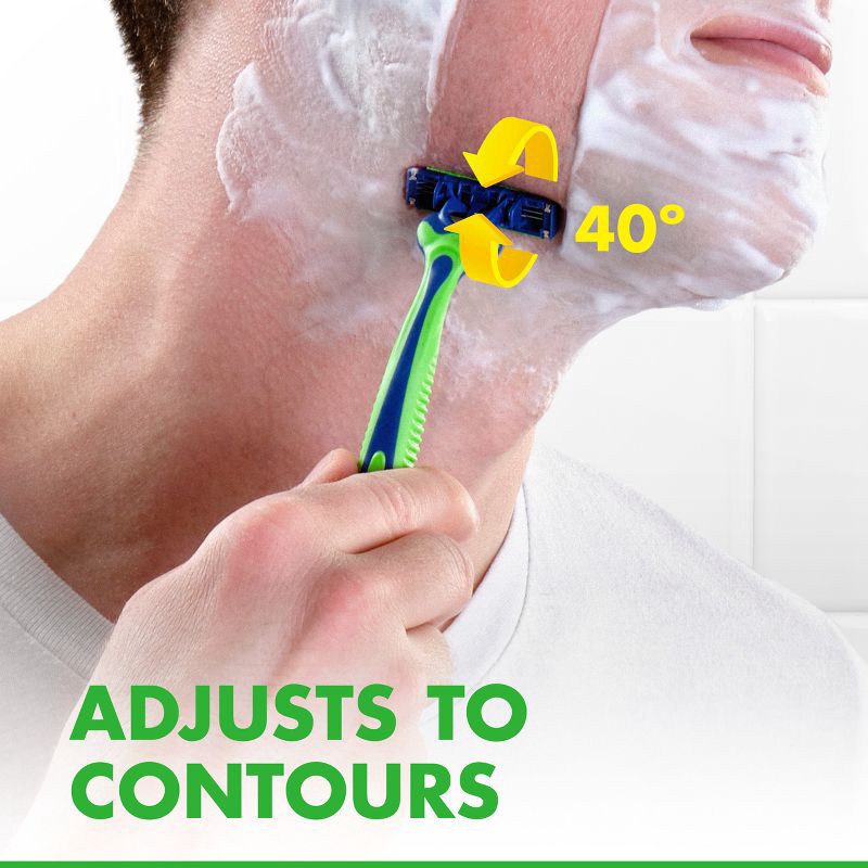 slide 8 of 12, Gillette Sensor3 Sensitive Men's Disposable Razors - 4ct, 4 ct