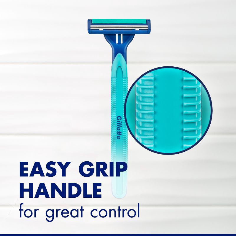 slide 6 of 8, Gillette Sensor2 Plus Pivoting Head Men's Disposable Razors - 10ct, 10 ct