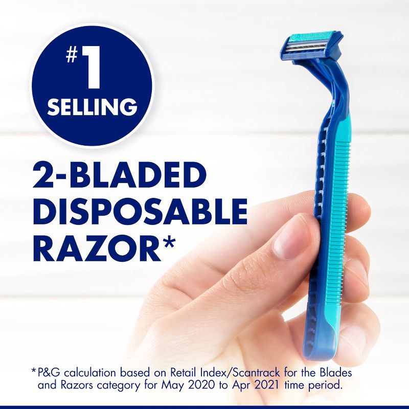 slide 8 of 8, Gillette Sensor2 Plus Pivoting Head Men's Disposable Razors - 10ct, 10 ct