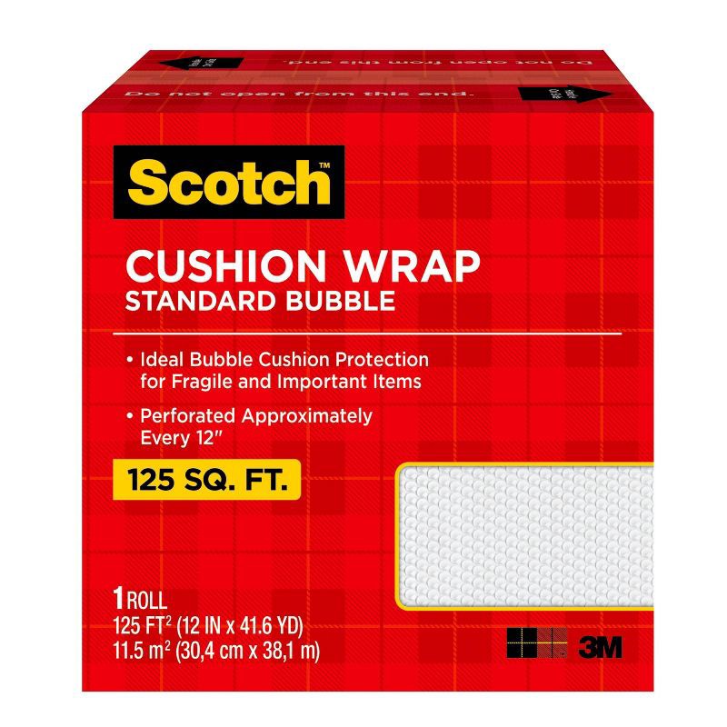 slide 1 of 9, Scotch 125 sq ft Cushion Wrap Perforated, 125 sq ft