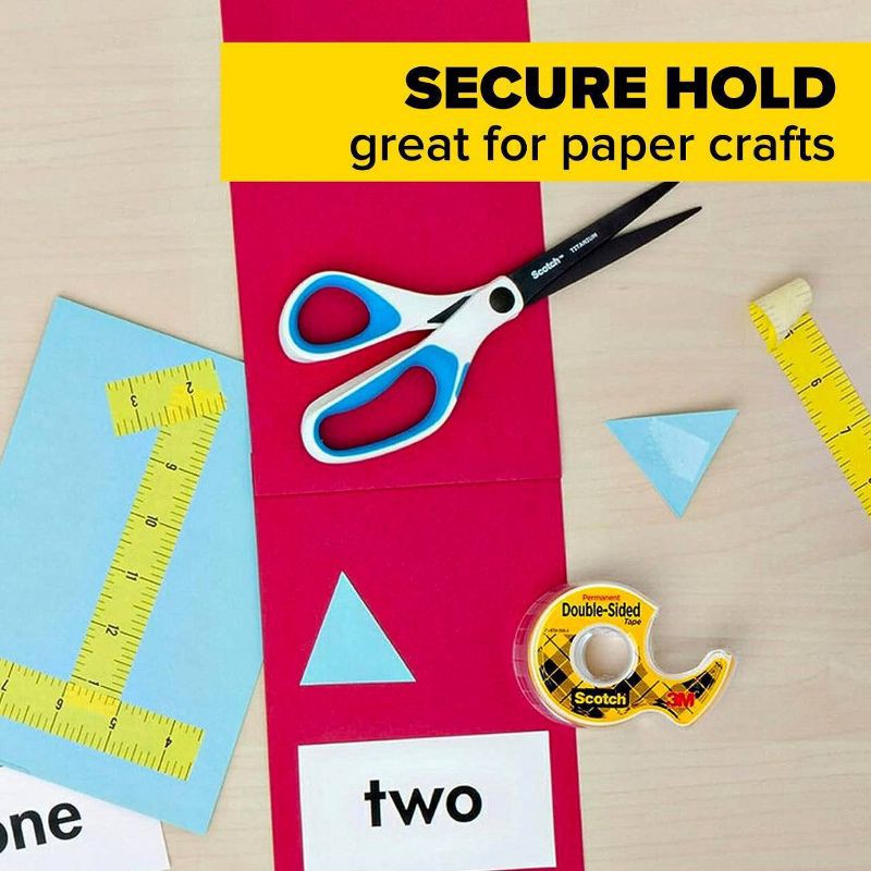 slide 9 of 13, Scotch 1ct Double Sided Permanent Tape .75" x 300": Clear Double Stick Tape for Gift Wrap & Art Projects, 1 ct