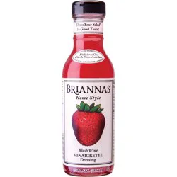 Briannas Home Style Blush Wine Vinaigrette Dressing - 12 fl oz