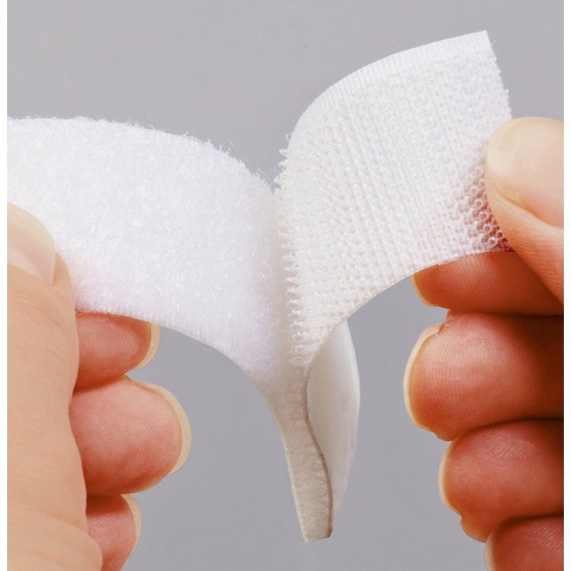 slide 10 of 12, Scotch Multi-Purpose Fasteners - White: Plastic Clips & Fasteners, Office Supplies, 0.75" Width, 12" Height, 1 ct