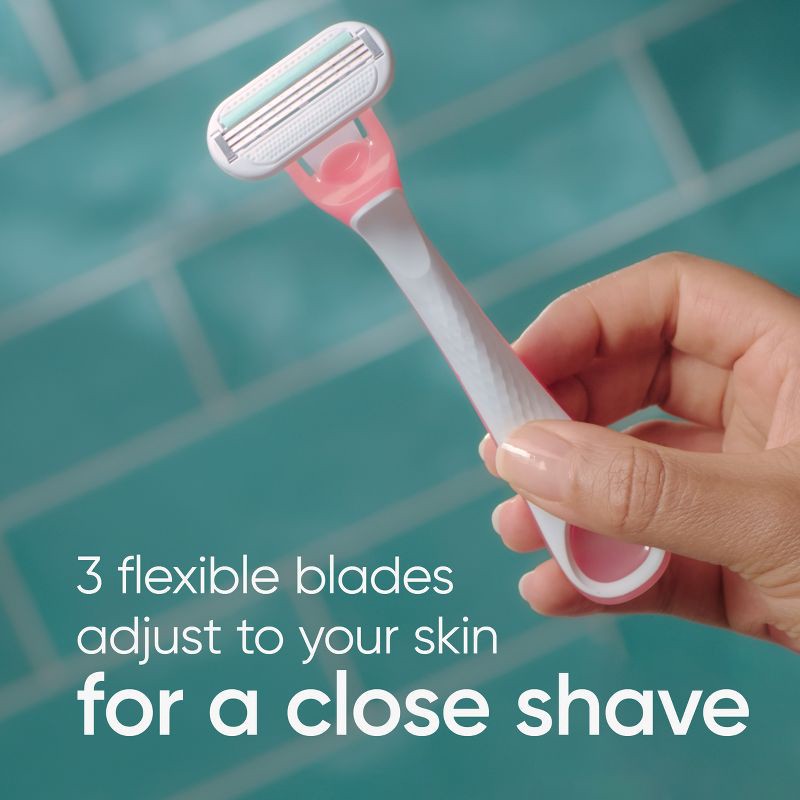 slide 2 of 8, Venus Sensitive Women's Disposable Razors - 3ct, 3 ct
