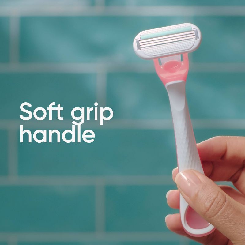 slide 7 of 8, Venus Sensitive Women's Disposable Razors - 3ct, 3 ct