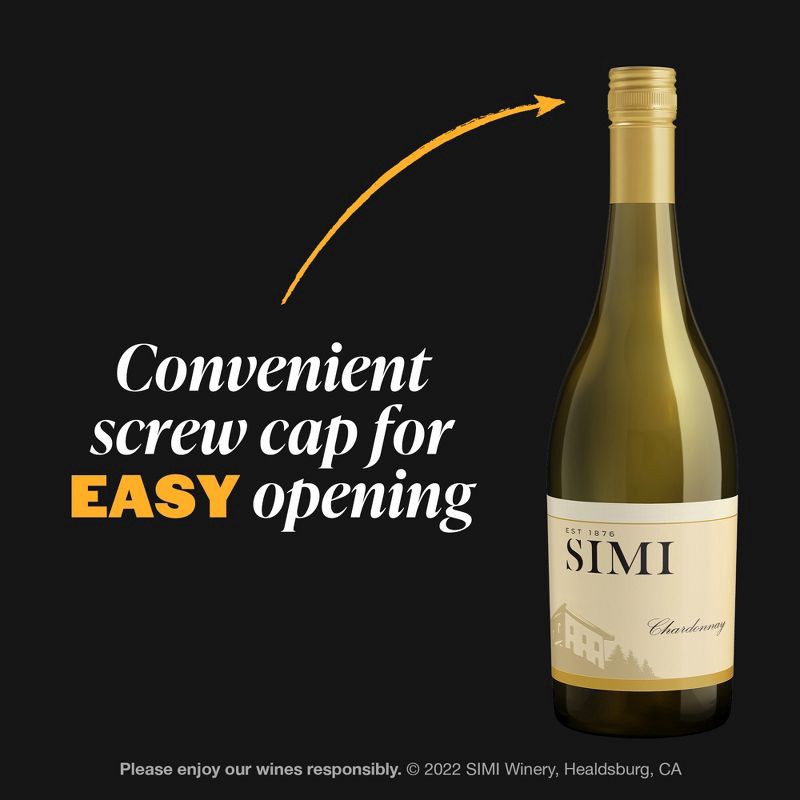 slide 2 of 15, SIMI Chardonnay White Wine - 750ml Bottle, 750 ml