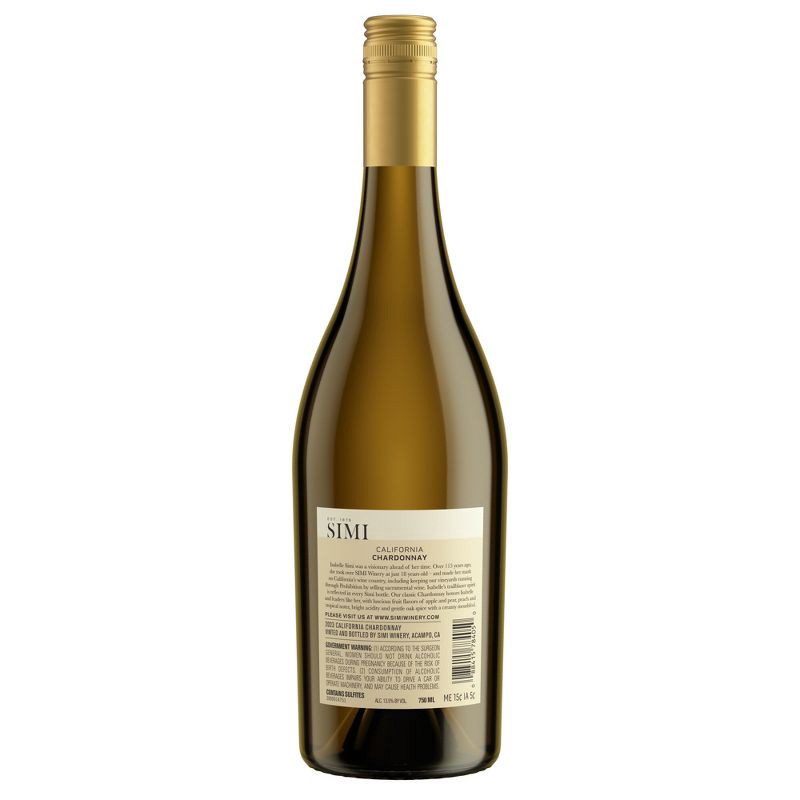 slide 15 of 15, SIMI Chardonnay White Wine - 750ml Bottle, 750 ml