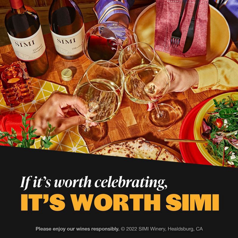 slide 4 of 15, SIMI Chardonnay White Wine - 750ml Bottle, 750 ml