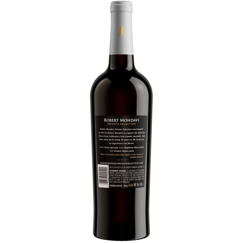 slide 2 of 11, Robert Mondavi Private Selection Merlot Red Wine - 750ml Bottle, 750 ml