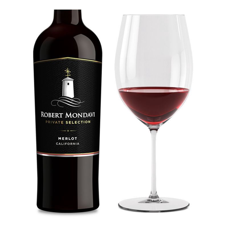 slide 1 of 11, Robert Mondavi Private Selection Merlot Red Wine - 750ml Bottle, 750 ml