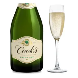 Cook's California Champagne Extra Dry White Sparkling Wine - 750ml Bottle