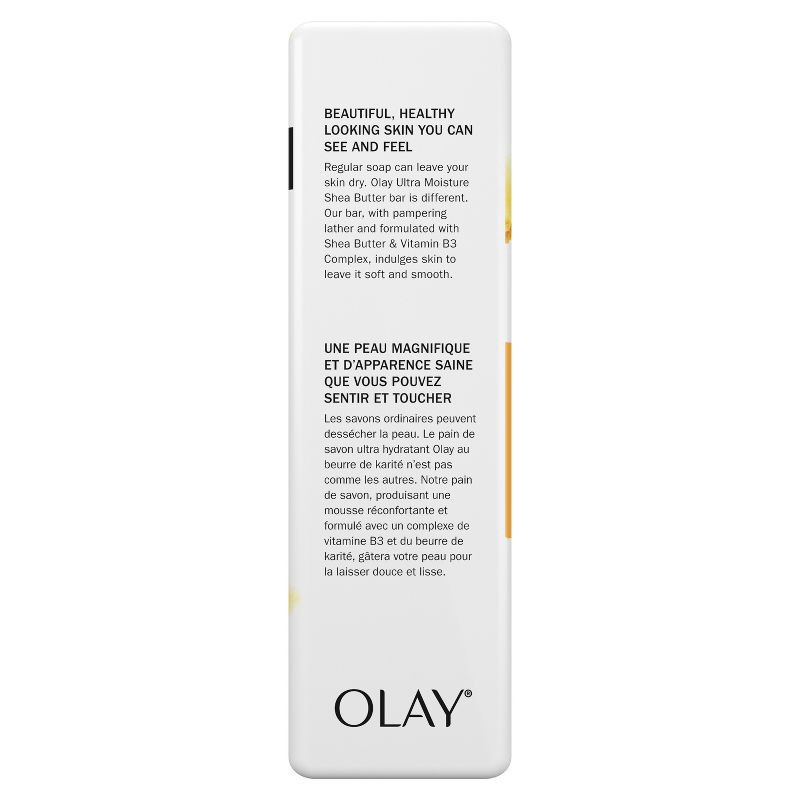 slide 10 of 10, Olay Moisture Outlast Ultra Moisture Shea Butter Beauty Bar Soap with Vitamin B3 Complex - 3.75oz/6ct, 3.75 oz, 6 ct