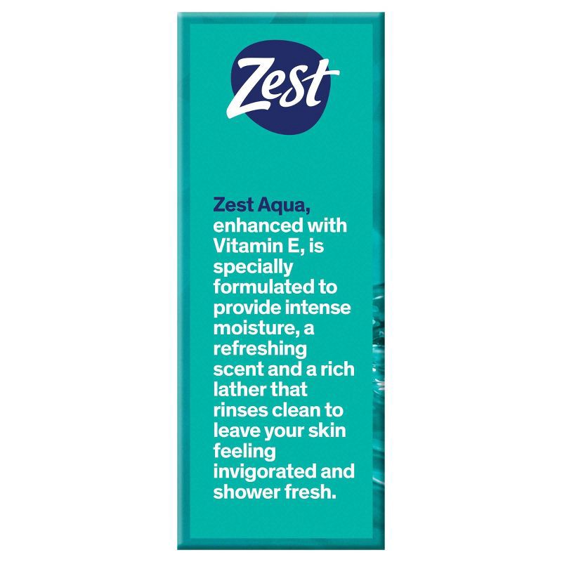 slide 3 of 4, Zest Aqua with Vitamin E Refreshing Bar Soap - 12pk - 4oz each, 12 ct; 4 oz