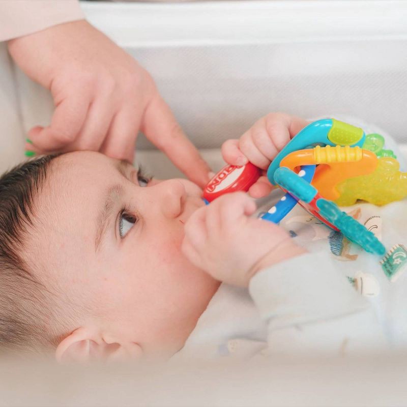 slide 3 of 8, Nuby Ice Gel Baby Teether Keys, 1 ct