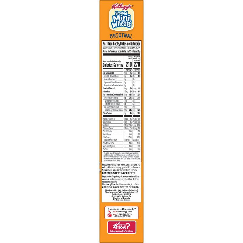 slide 6 of 11, Kellogg's Original Frosted Mini-Wheats Breakfast Cereal - 16oz, 16 oz