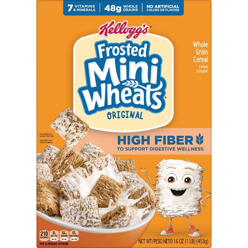 slide 6 of 11, Kellogg's Original Frosted Mini-Wheats Breakfast Cereal - 16oz, 16 oz