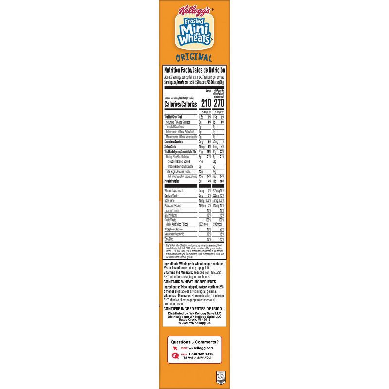 slide 9 of 11, Kellogg's Original Frosted Mini-Wheats Breakfast Cereal - 16oz, 16 oz