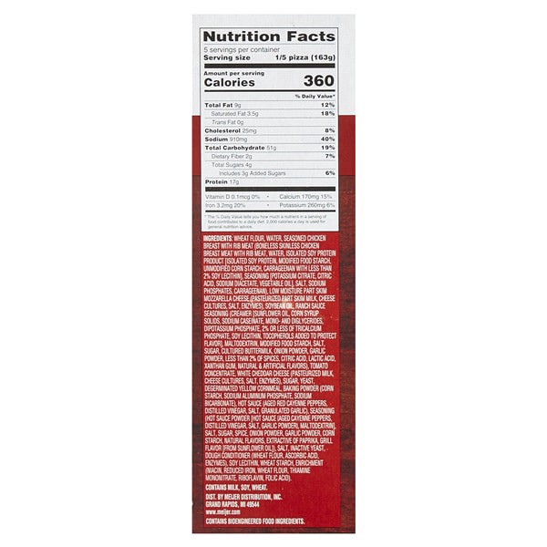 slide 9 of 29, Rising Crust Buffalo Chicken Pizza, 28.7 oz