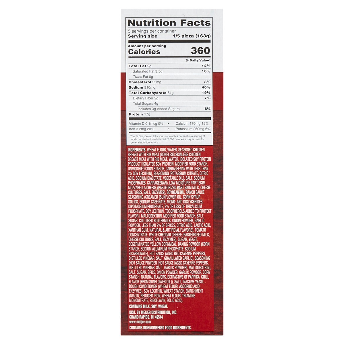 slide 8 of 29, Rising Crust Buffalo Chicken Pizza, 28.7 oz