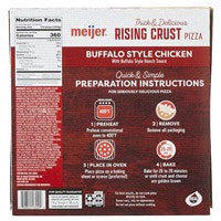 slide 7 of 29, Rising Crust Buffalo Chicken Pizza, 28.7 oz