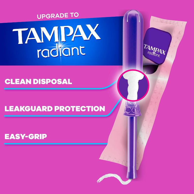 slide 12 of 14, Tampax Pearl Super Plus Absorbency Tampons - Unscented - 36ct, 36 ct
