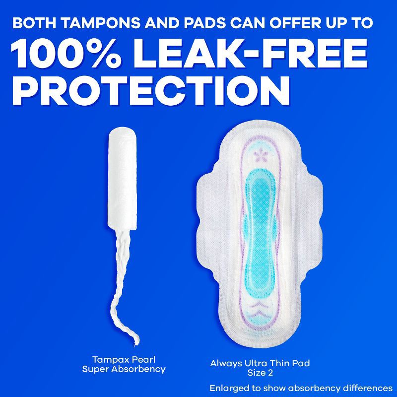 slide 8 of 14, Tampax Pearl Super Plus Absorbency Tampons - Unscented - 36ct, 36 ct