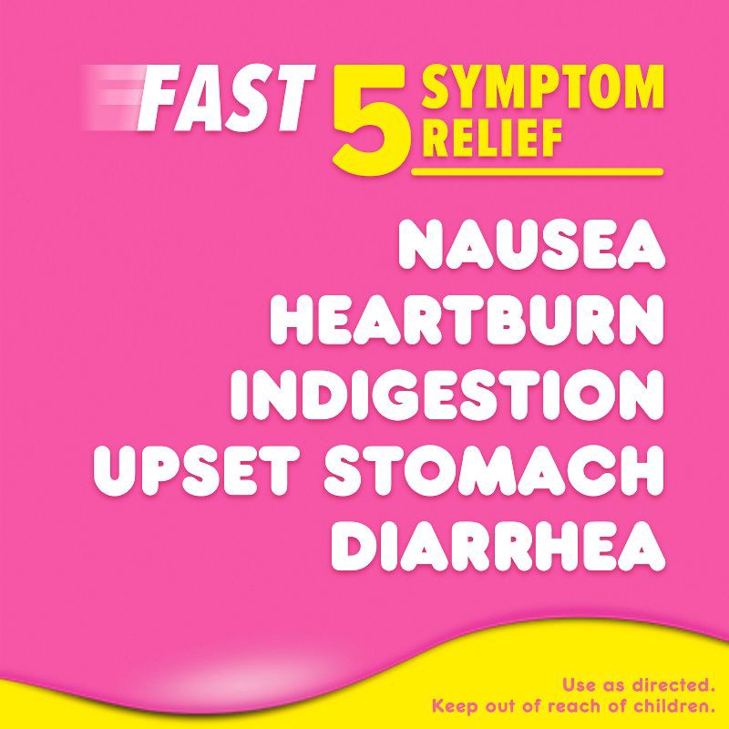 slide 9 of 9, Pepto-Bismol - 5 Symptom Stomach Relief Original Liquid - 16 fl oz, 16 fl oz