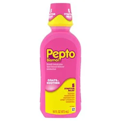 Pepto-Bismol - 5 Symptom Stomach Relief Original Liquid - 16 fl oz