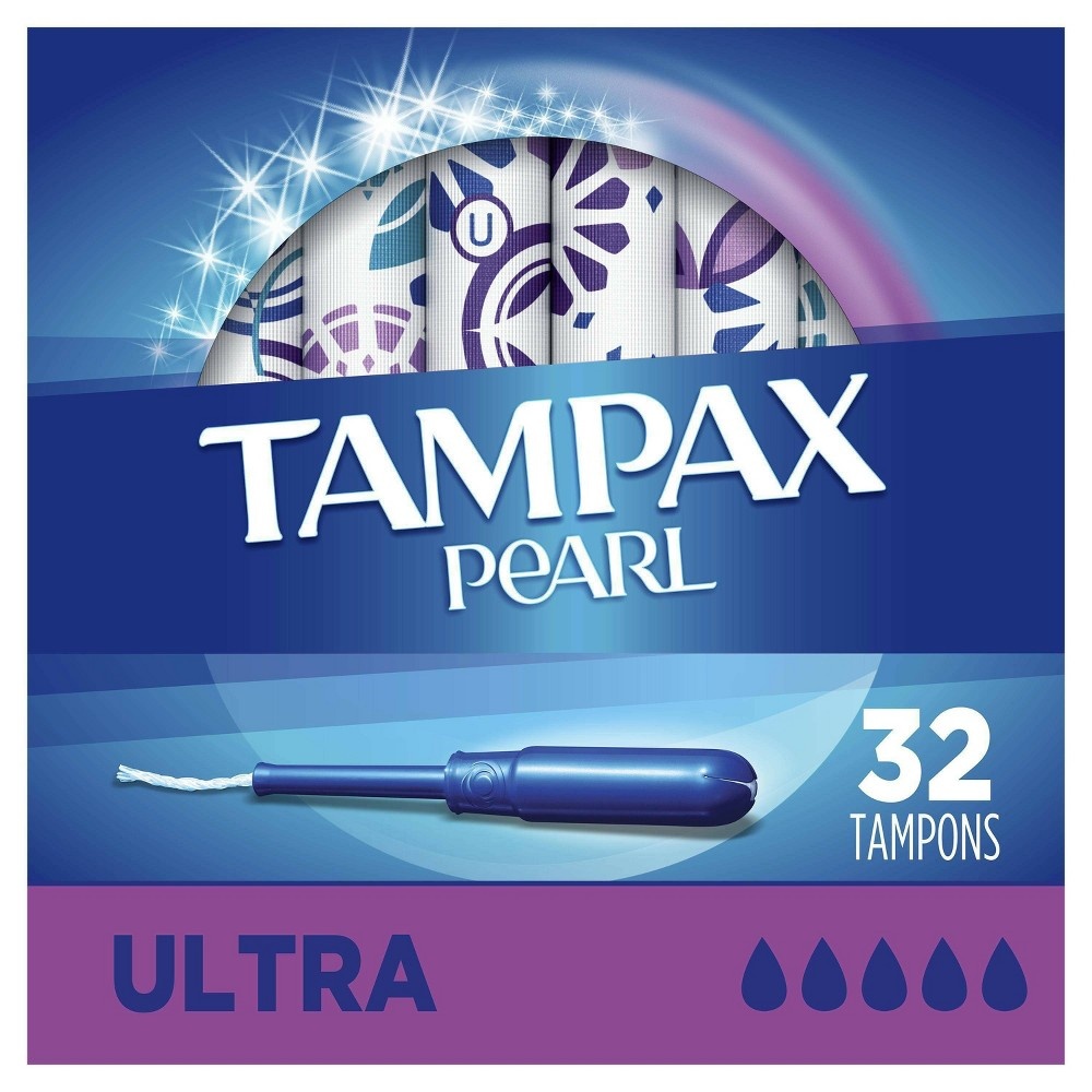 slide 8 of 8, Tampax Pearl Tampons - Ultra Absorbency with LeakGuard Braid - Unscented, 36 ct
