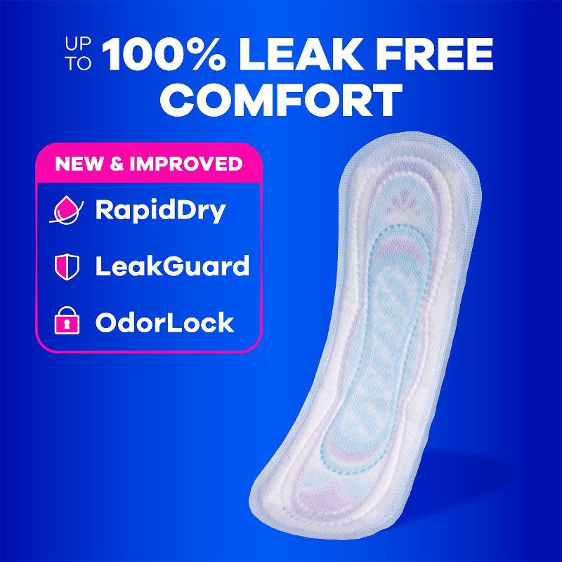 slide 3 of 13, Always Ultra Thin Pads Size 1 Regular Absorbency Unscented - 44ct, 44 ct