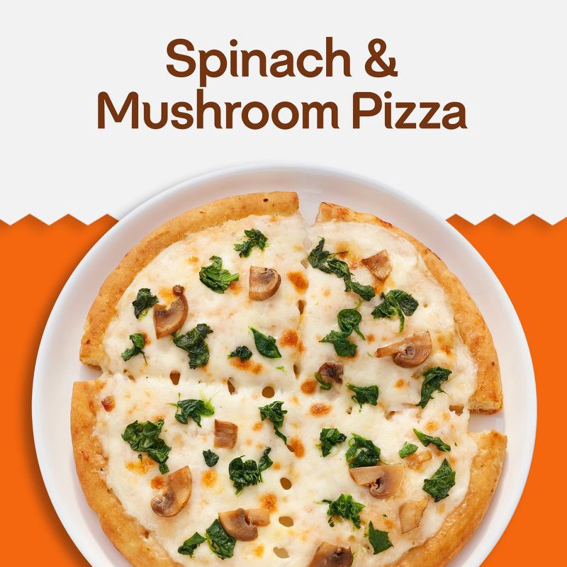 slide 5 of 10, Lean Cuisine Protein Kick Spinach & Mushroom Frozen Pizza - 6.1oz, 6.1 oz