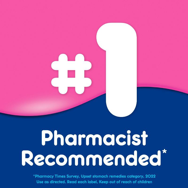 slide 7 of 10, Pepto-Bismol Ultra 5 Symptom Stomach Relief Original Liquid - 8 fl oz, 8 fl oz