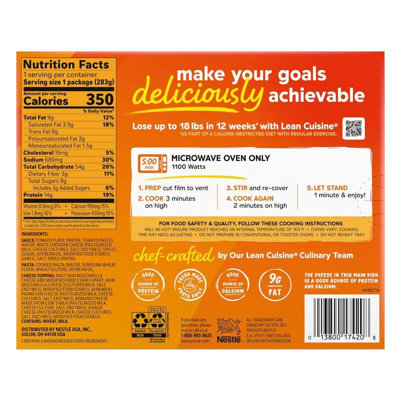 slide 2 of 6, Lean Cuisine Comfort Cravings Frozen Five Cheese Rigatoni - 10oz, 10 oz