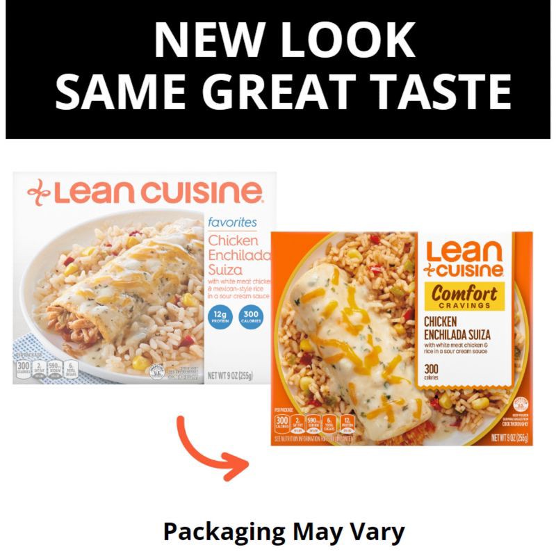 slide 3 of 11, Lean Cuisine Frozen Comfort Cravings Chicken Enchilada Suiza - 9oz, 9 oz