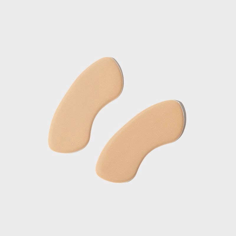 slide 2 of 5, Fab Feet Women's by Foot Petals Back of Heel Insoles Shoe Cushion Khaki - 1 pair, 1 ct