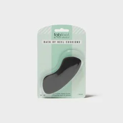 Fab Feet Women's by Foot Petals Back of Heel Insoles Shoe Cushion Black - 1 pair: Shoe Accessories, Cushions Foot