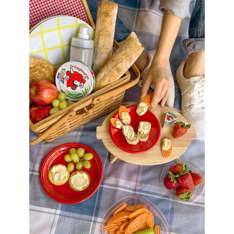 slide 9 of 10, The Laughing Cow Garlic & Herb Spreadable Cheese - 5.4oz/8ct, 5.4 oz, 8 ct