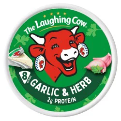 The Laughing Cow Garlic & Herb Spreadable Cheese - 5.4oz/8ct