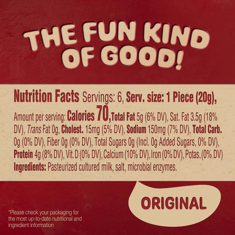 slide 7 of 8, Mini Babybel Original Semisoft Cheeses - 4.2oz/6ct, 6 ct; 4.2 oz