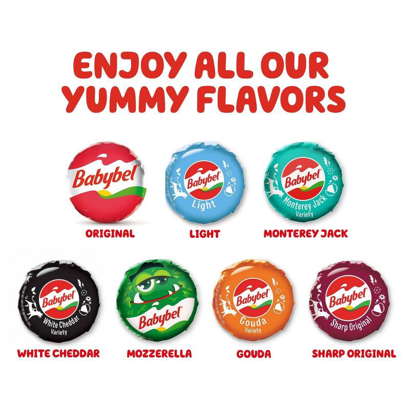 slide 7 of 7, Mini Babybel Original Semisoft Cheeses - 4.2oz/6ct, 6 ct; 4.2 oz