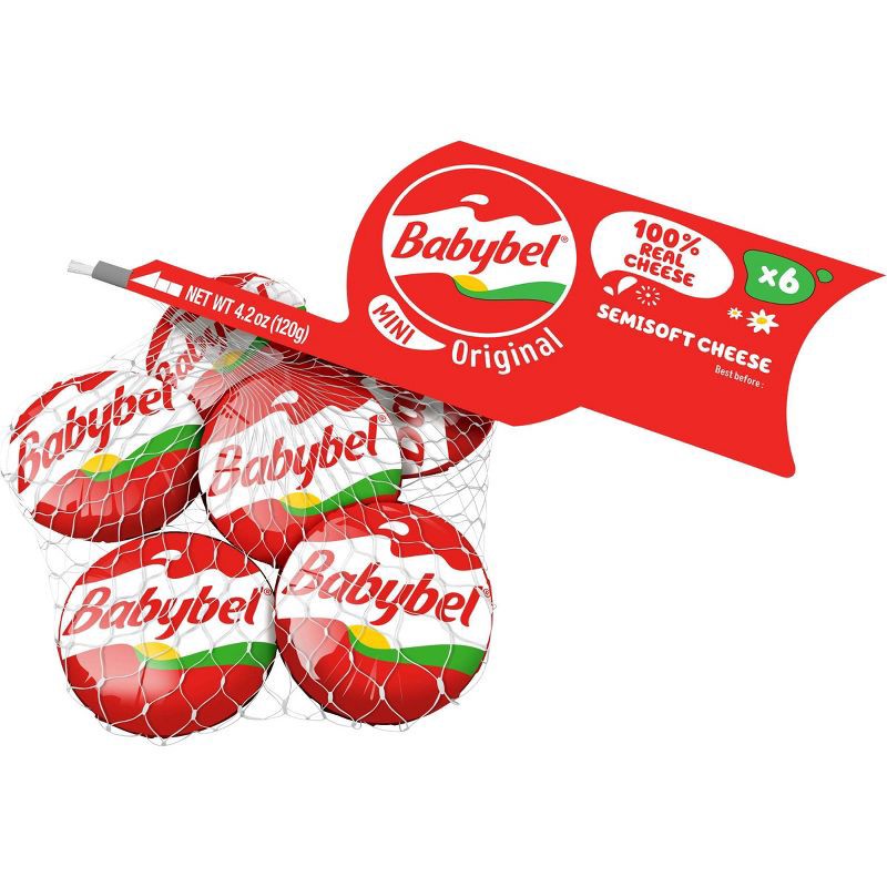 slide 1 of 7, Mini Babybel Original Semisoft Cheeses - 4.2oz/6ct, 6 ct; 4.2 oz