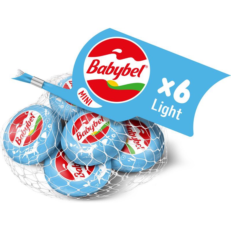 slide 1 of 4, Mini Babybel Light Semisoft Cheeses - 4.2oz/6ct, 6 ct; 4.2 oz