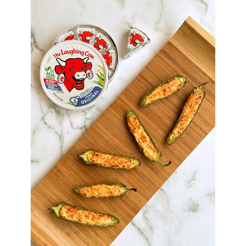 slide 7 of 7, The Laughing Cow Original Creamy Swiss Spreadable Cheese Wedges - 5.4oz/8ct, 5.4 oz, 8 ct
