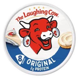 The Laughing Cow Original Creamy Swiss Spreadable Cheese Wedges - 5.4oz/8ct: No Artificial Colors, No Artificial Flavors, No Preservatives