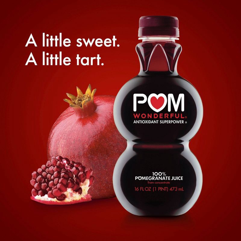 slide 4 of 8, POM Wonderful Pomegranate Juice - 16 fl oz, 16 fl oz