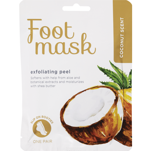 slide 1 of 1, CVS Health Coconut Foot Peel, 1 ct