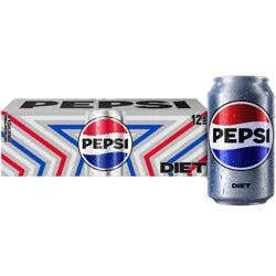 Diet Pepsi Cola Soda - 12pk/12 fl oz Cans