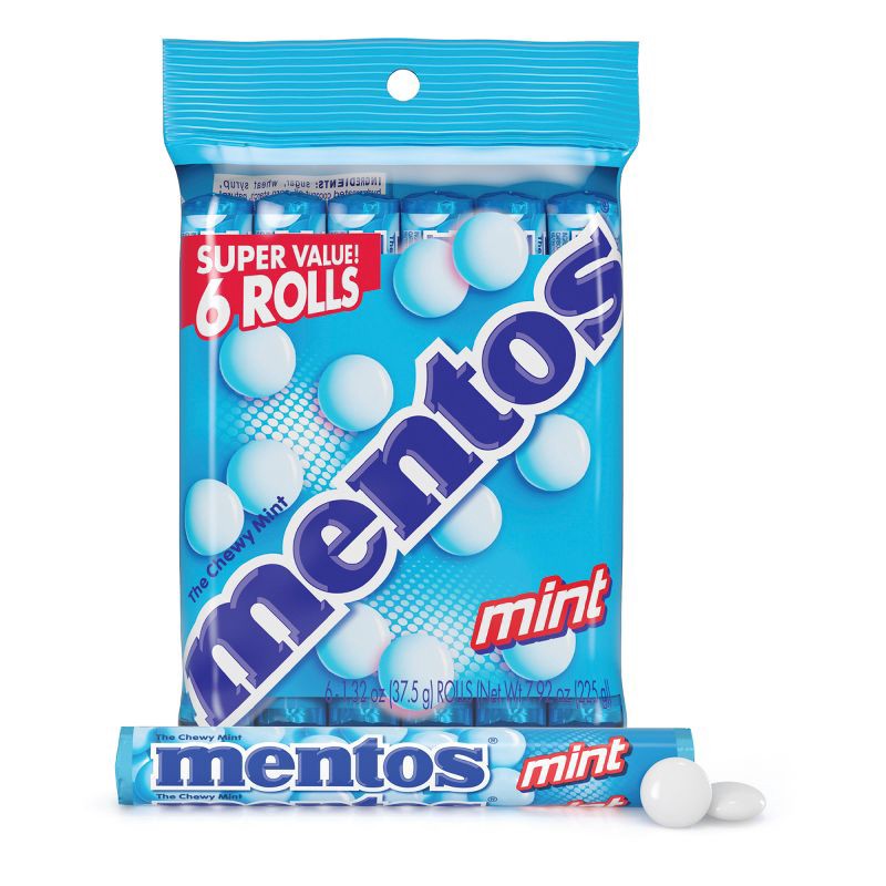 slide 1 of 4, Mentos Chewy Mint Candies - 6ct, 6 ct